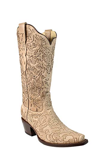 Corral women s laser woven western boots